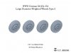 E.T. Model P35-105 WWII German Sd.Kfz.234 Large Diameter Weighted Wheels Type.5 1/35